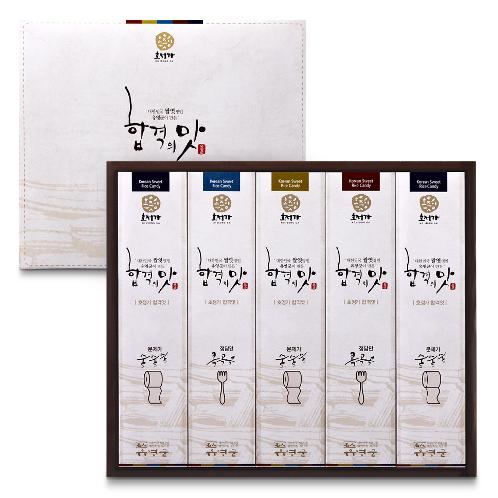 Hojeongga Habgyeok Yeot (Korean Traditional Rice Taffy) Gift Set (5EA) 300g